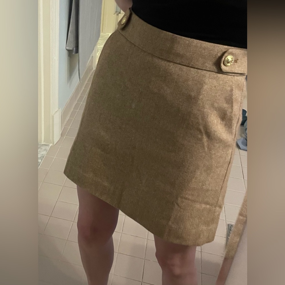 Tan J.Crew skirt NWT